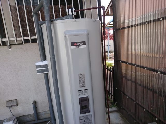 愛知県江南市電気温水器取替工事（三菱電機SRG-465G）