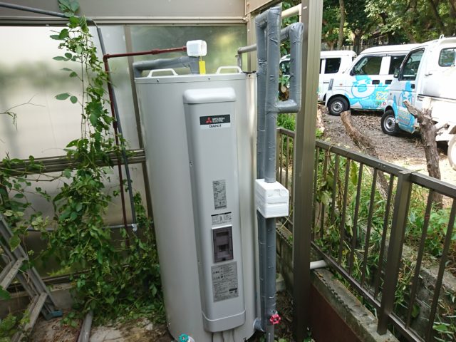 名古屋市南区電気温水器（三菱電機電気温水器SRG-375G）