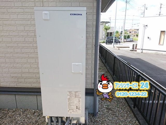 愛知県春日井市戸建住宅電気温水器取替工事（コロナUWH-37X2A2U-2）